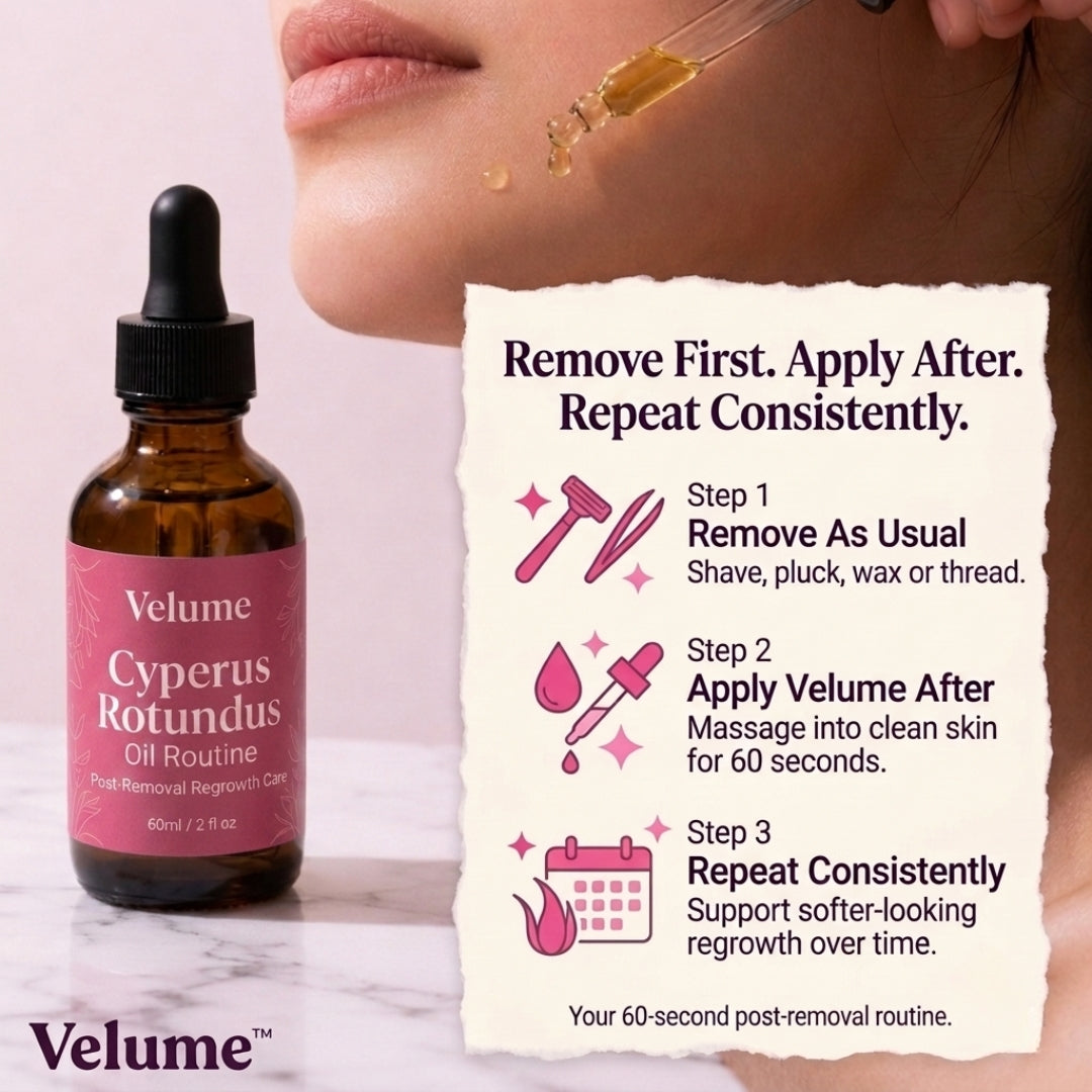 Cyperus Rotundus Oil Routine